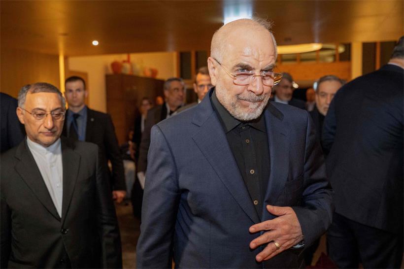 Mohammad Bagher Ghalibaf erklärt Trumps Niederlage im Rahmenabkommen zwischen Iran und Washington, politische Spannung sichtbar