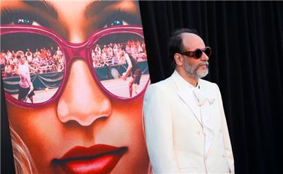 Der italienische Filmemacher Luca Guadagnino bei der Premiere von „Challengers“
