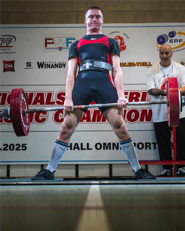 Der jüngste Teilnehmer an der Landesmeisterschaft: Thibault Mergaux
