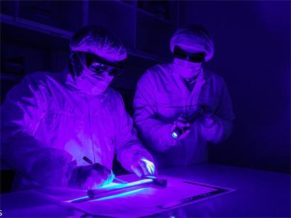 Der kriminaltechnische Dienst bei der Arbeit