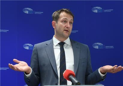 Der luxemburgische EU-Parlamentarier Christophe Hansen ist Berichterstatter zu einem Gesetz über verzerrende ausländische Subventionen
