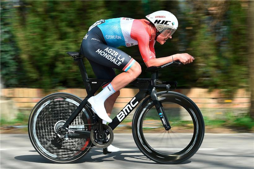 Der luxemburgische Meister im Zeitfahren, Bob Jungels, wurde seinen Ansprüchen in einer noch jungen Saison noch nicht gerecht 
