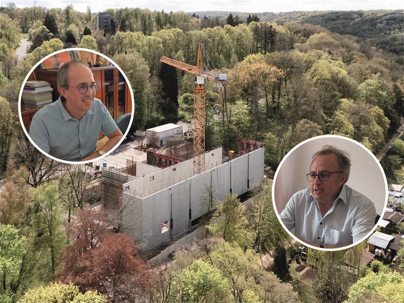 Der neue Behälter auf dem „Gaalgebierg“ soll Eschs Trinkwasserreserve von einem halben Tag auf mehr als zwei Tage erhöhen