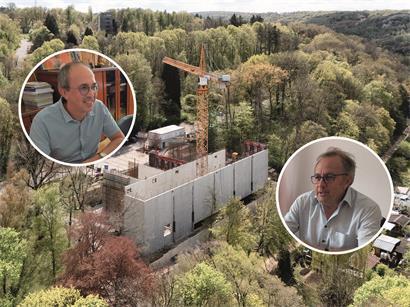 Der neue Behälter auf dem „Gaalgebierg“ soll Eschs Trinkwasserreserve von einem halben Tag auf mehr als zwei Tage erhöhen
