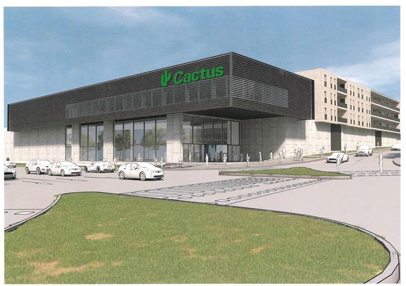 Der neue Cactus Lallingen laut den Plänen aus dem Jahr 2019 
