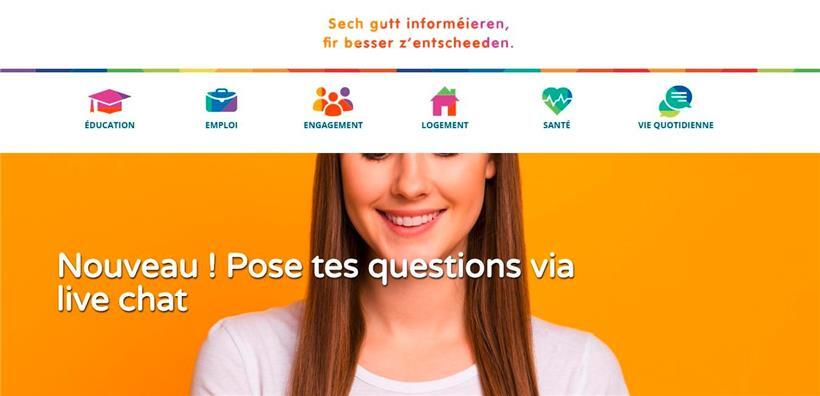 Der neue Internetauftritt der „Agence nationale pour l’information des jeunes“

