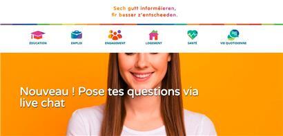 Der neue Internetauftritt der „Agence nationale pour l’information des jeunes“
