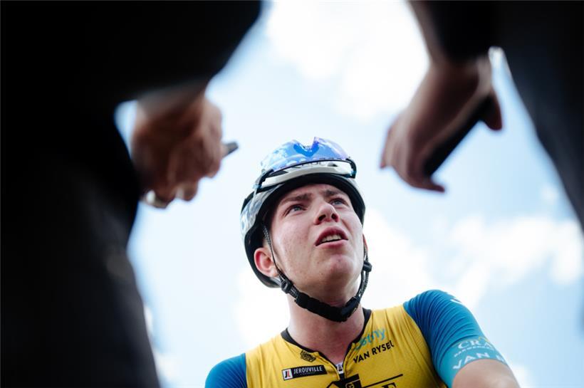 Der neue Junioren-Landesmeister Arnaud Noirhomme wird am Wochenende beim GP Patton starten
