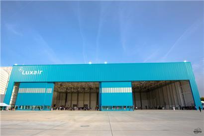 Der neue Luxair-Hangar wurde am vergangenen Dienstag mit einer offiziellen Zeremonie eingeweiht
