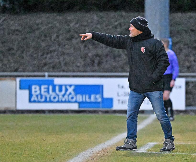 Der neue Monnericher Trainer Olivier Ciancanelli muss weiterhin auf ein Erfolgserlebnis warten
