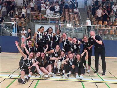 Der neue und alte Basketballmeister bei den Damen: der T71 Düdelingen
