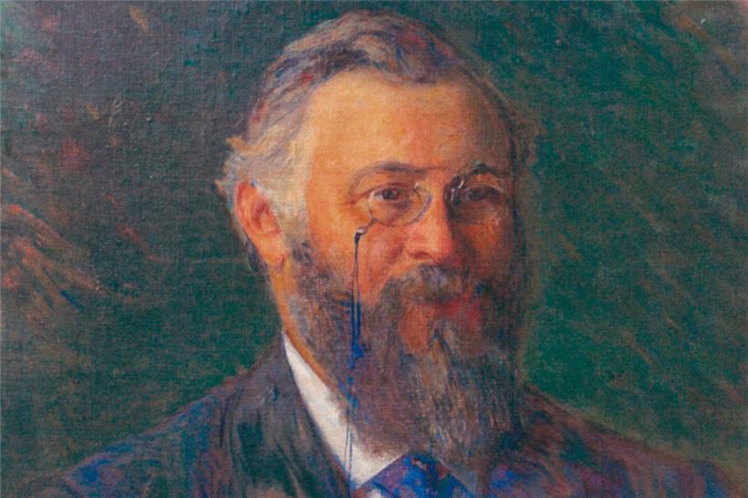 Der „rote Doktor“ Michel Welter in einem Porträt von Ferdinand d’Huart.
