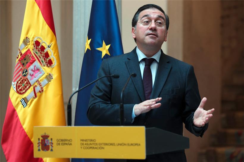 Der spanische Außenminister Jose Manuel Albares
