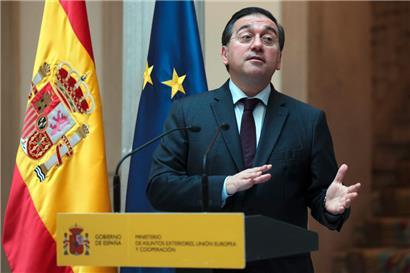 Der spanische Außenminister Jose Manuel Albares
