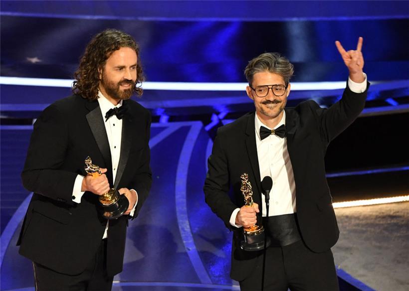 Der spanische Regisseur und Animator Alberto Mielgo (R) und der spanische Produz...