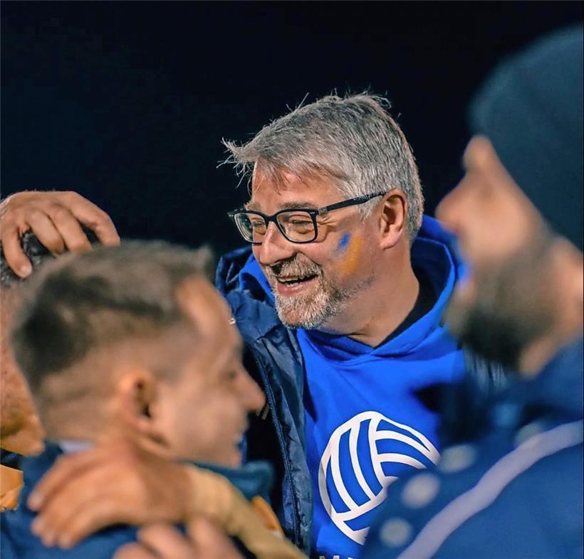 Der stolze Vereinspräsident Marc Kill
