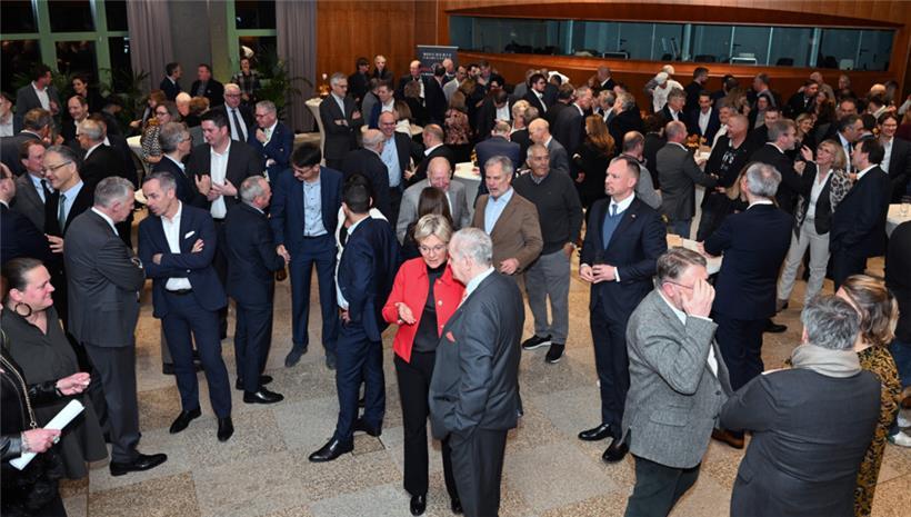 Der traditionelle „Pot des présidents“ in der „Chambre des métiers“
