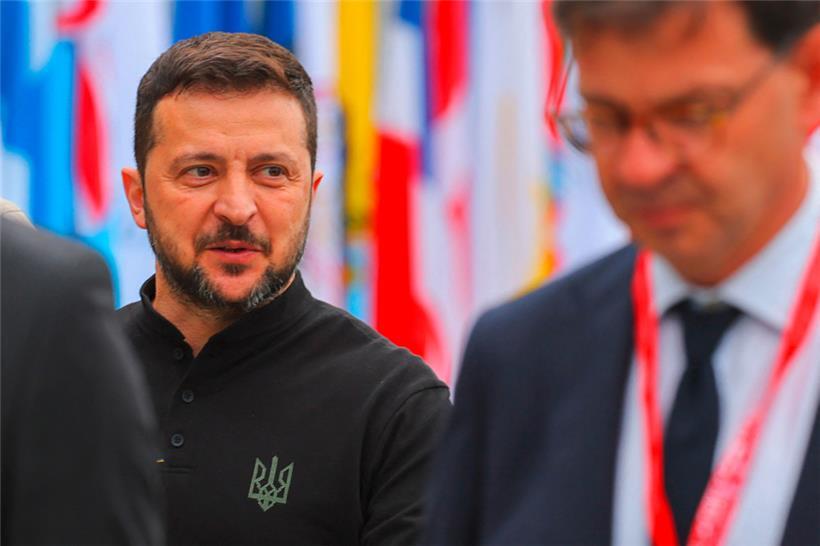 Der ukrainische Präsident beim Friedens-Gipfel in der Schweiz
