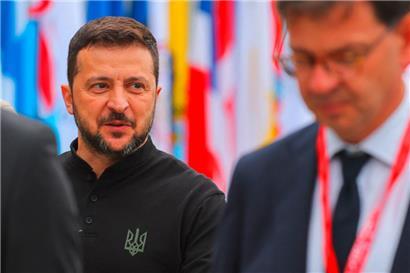 Der ukrainische Präsident beim Friedens-Gipfel in der Schweiz
