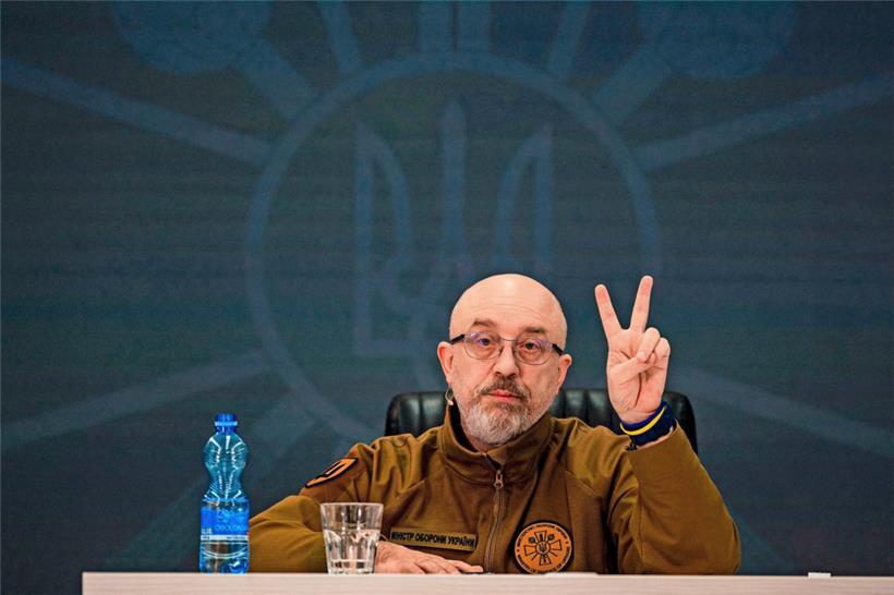 Der ukrainische Verteidigungsminister Olexij Resnikow gibt sich siegesgewiss
