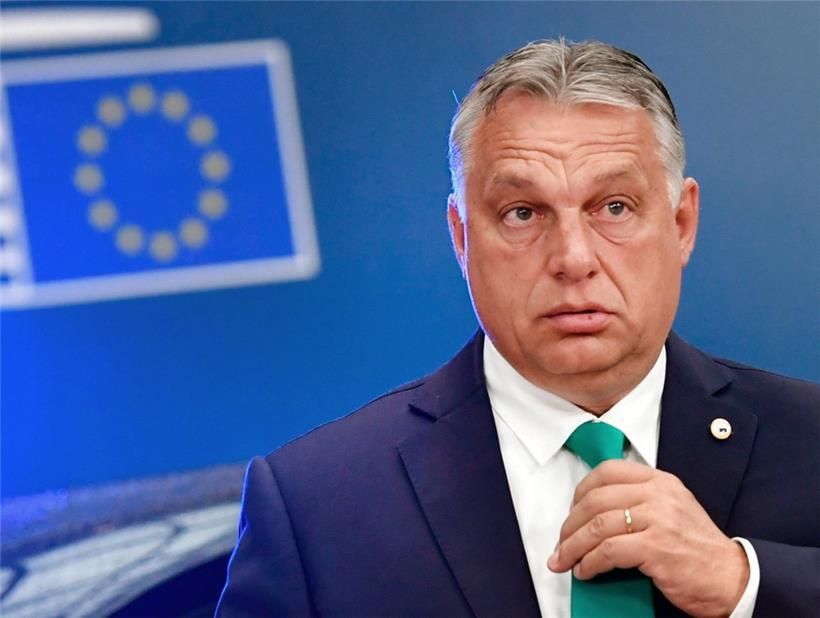 Der ungarische Regierungschef Viktor Orban dürfte zu Hause den Entzug von Milliarden Euro als Erfolg verkaufen
