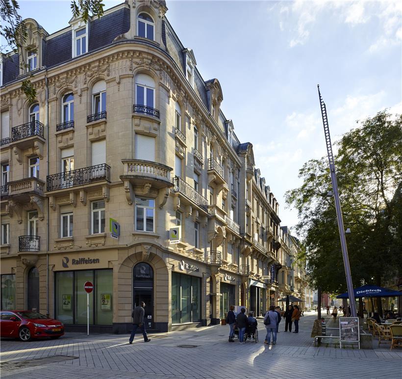 Der vom Unternehmer Alfred Lefèvre gebaute Wohnblock erinnert an die Gebäude der...