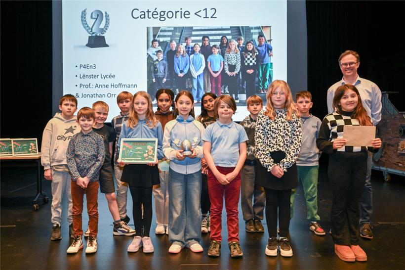 Der zweite Preis in der Altersklasse unter 13 Jahren ging an die P4En3 des Inter...