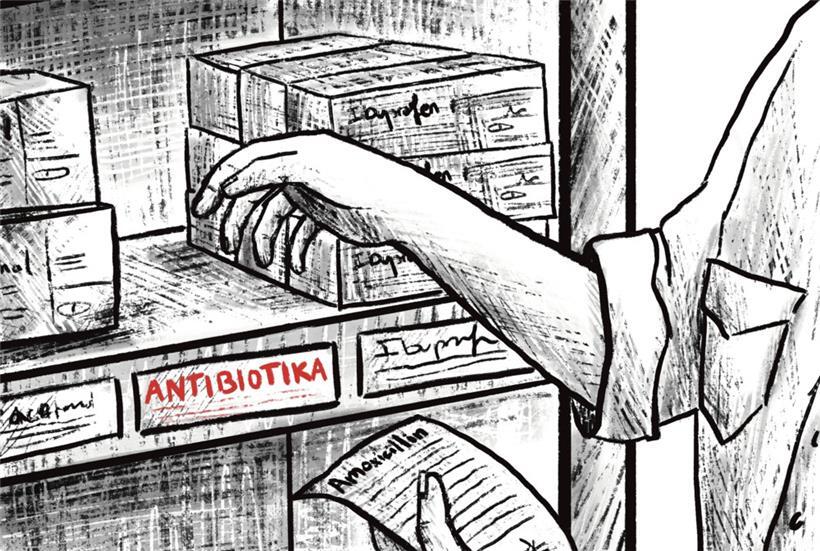 Derzeit fehlt es in den Apothekenregalen an Antibiotika
