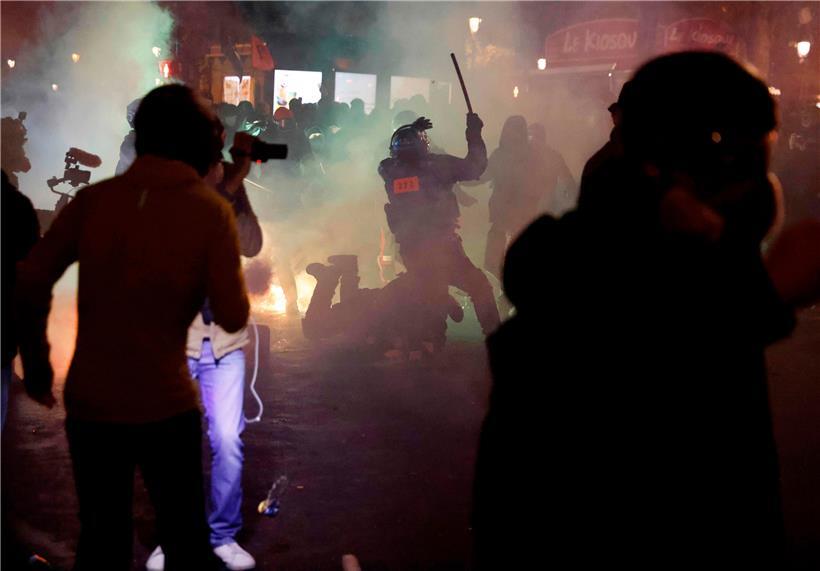 Des affrontements parfois violents ont émaillé certaines manifestations notamment à Paris

