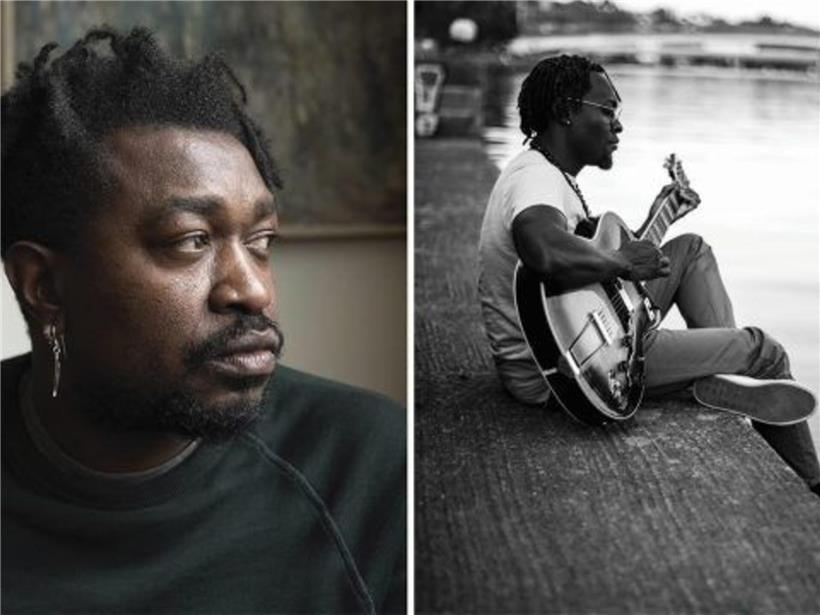 Porträt von Makenzy Orcel und Grégoire Chéry bei der Lesung von „Des mots chauffés à blanc“