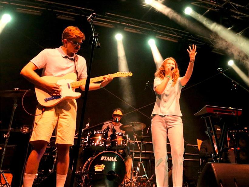 Dessy Mesk heizte dem Publikum ordentlich ein
