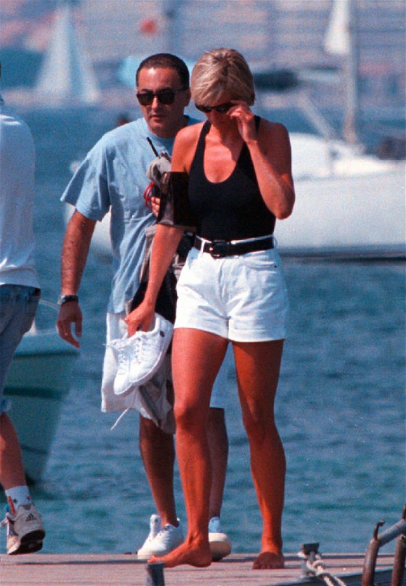 Diana und ihr Freund Dodi al-Fayed in St. Tropez
