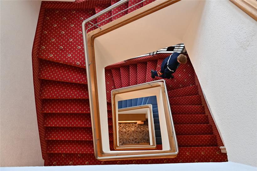 Die 37 Zimmer des Grand Hotel verteilen sich über mehrere Stockwerke. Für die Me...