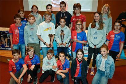 Die Abräumer des Tages: Neben der Mannschaftswertung ging auch die Coupe Emile Thoma an die Nachwuchstalente des CSL
