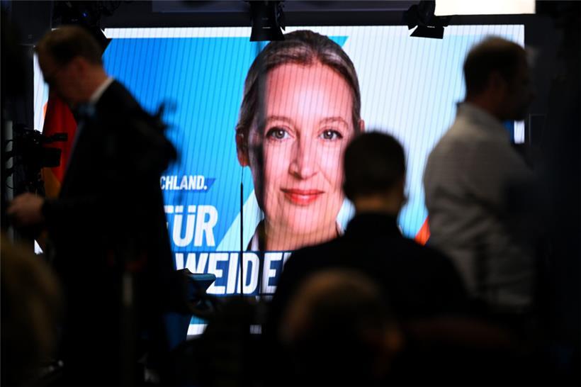 Die AfD ist am Wahlabend die zweitstärkste Kraft geworden
