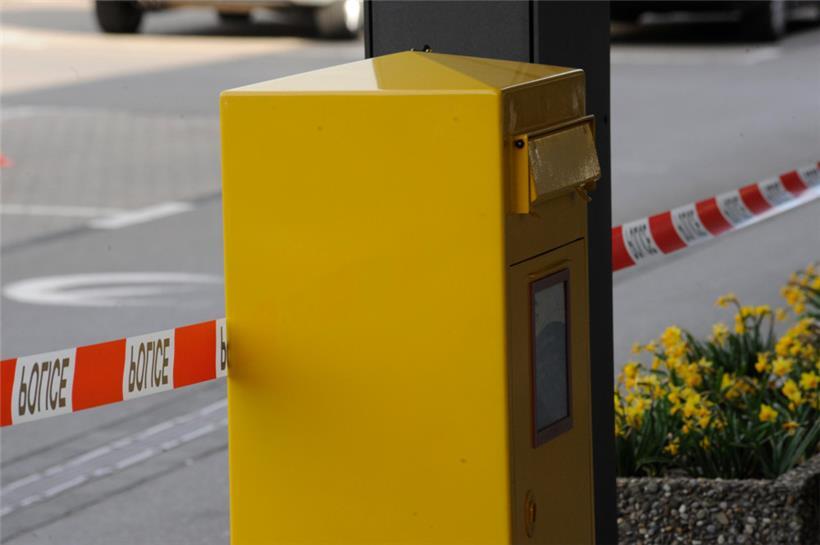Die Alarmanlage der Post scheint ihren Zweck zu erfüllen
