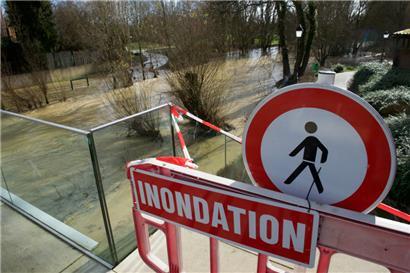 Die Alzette in Hesperingen im Februar vorigen Jahres
