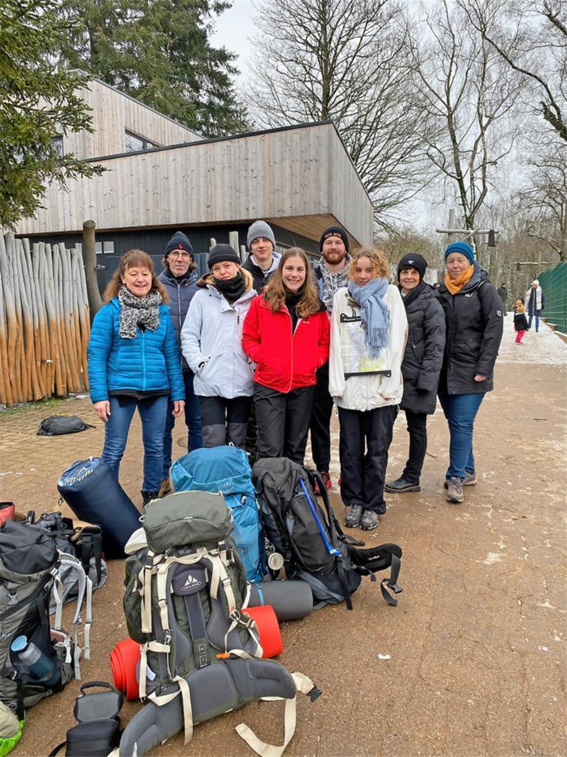 Die Ankunft am Sonntag im Escher „Déierepark“ auf dem Galgenberg
