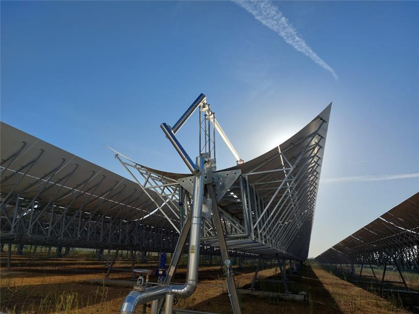 Die Anlage neben der Brauerei von Heineken España
