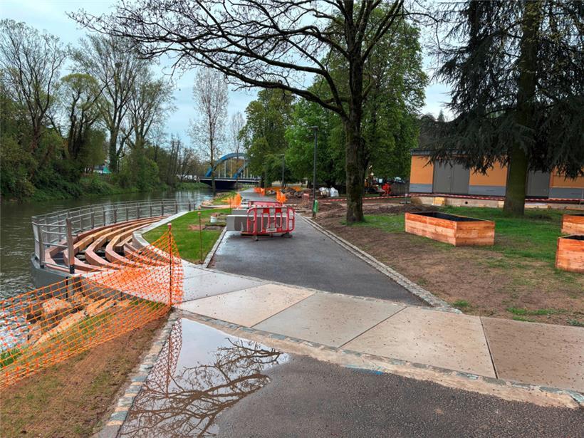 Die Arbeiten am Alzettepark stehen kurz vor der Fertigstellung

