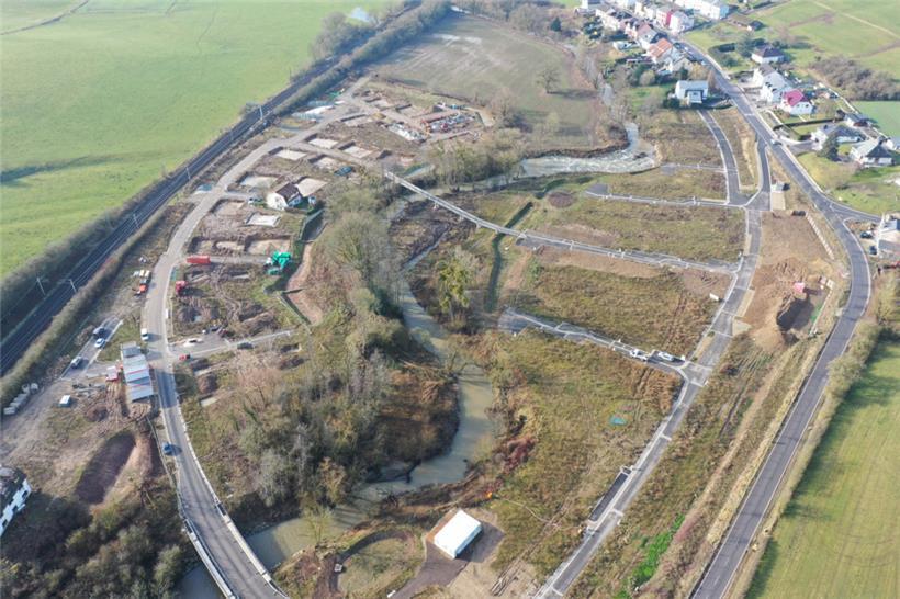 Die Arbeiten schreiten zügig voran: 164 Wohneinheiten sind geplant