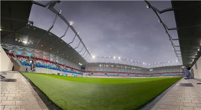 Die Arena auf Kockelscheuer wurde am Mittwoch von der UEFA auf Herz und Nieren geprüft
