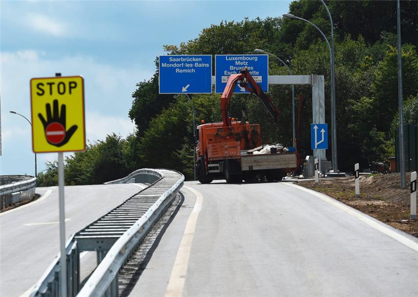 Die Auffahrt in Hellingen wird am Wochenende ebenfalls gesperrt
