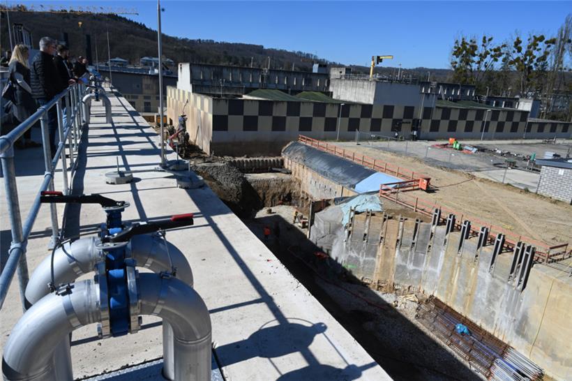 Die Ausbauarbeiten an der Kläranlage in Beggen sollen voraussichtlich 2031 abgeschlossen werden
