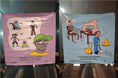 Die Ausstellung „Real Men“ von der „infoMann ASBL“ war vor wenigen Jahren auf der „Passerelle“ am hauptstädtischen Bahnhof zu sehen und erst vor Kurzem im Rainbow Center. Sie thematisiert männliche Gesellschaftsnormen und Rollenbilder.
