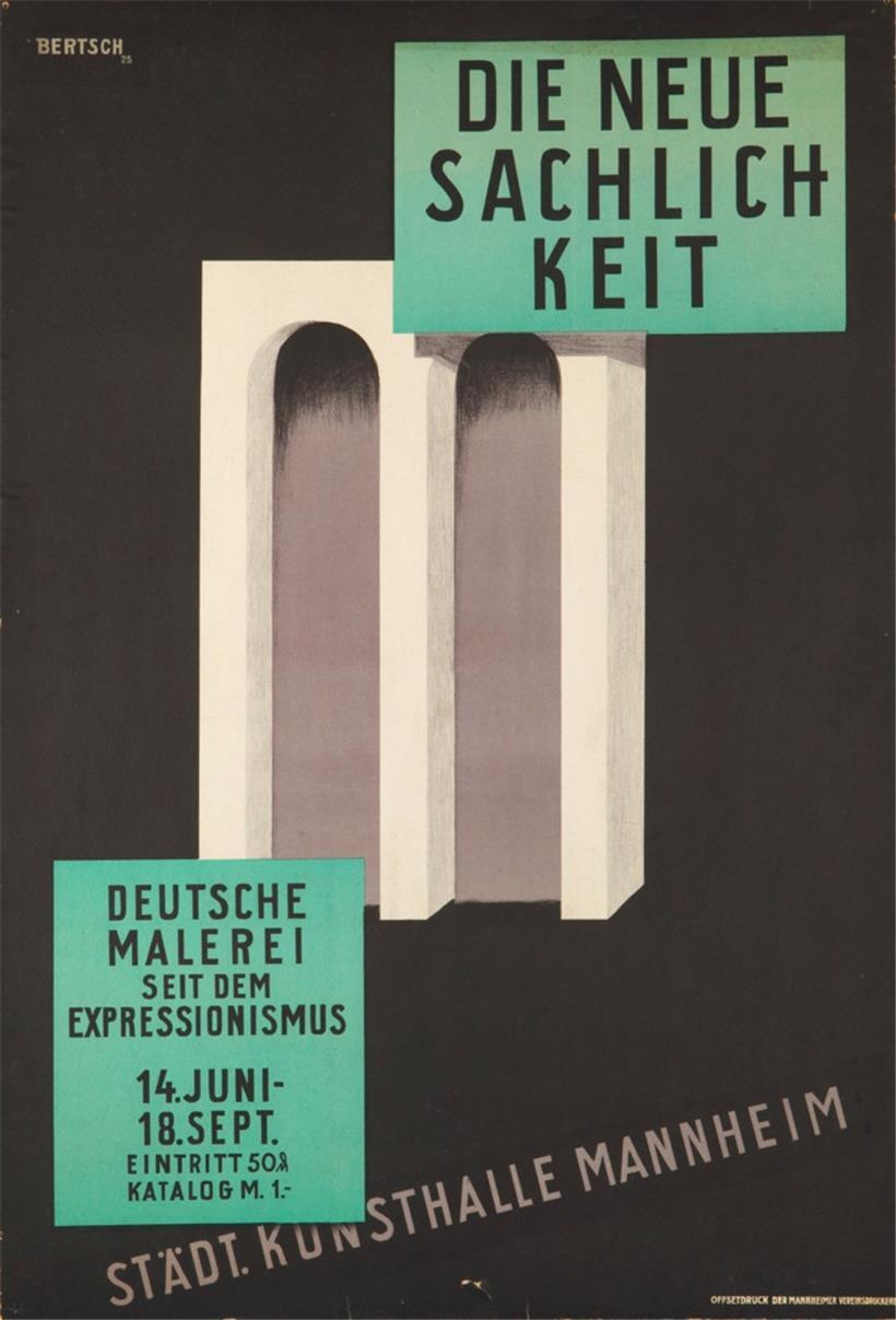 Die Ausstellung in Mannheim von 1925
