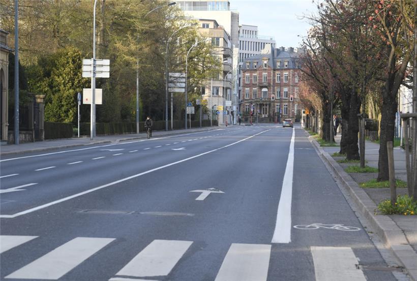 Die Avenue Marie-Thérèse in Luxemburg-Stadt
