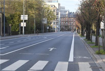 Die Avenue Marie-Thérèse in Luxemburg-Stadt
