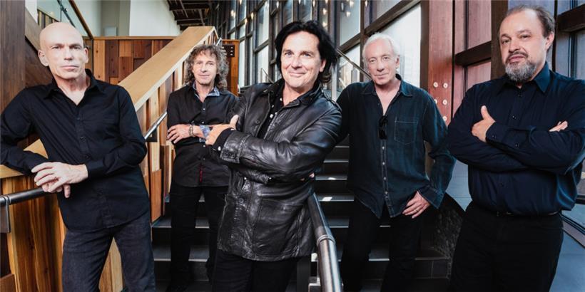 Die Band Marillion mit Sänger Steve Hogarth (M., undatierte Aufnahme)
