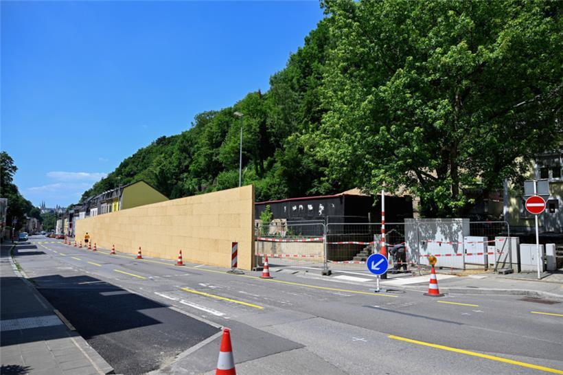 Die Bauarbeiten für das umstrittene Projekt laufen seit einigen Monaten – hier e...